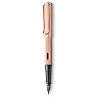 Amazon | LAMY ラミー 万年筆 EF 極細字 ルクス ローズゴールド L76-EF